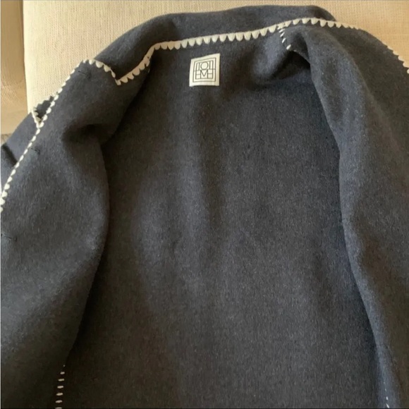 Toteme Scarf Jacket Charcoal - Picture 5 of 7